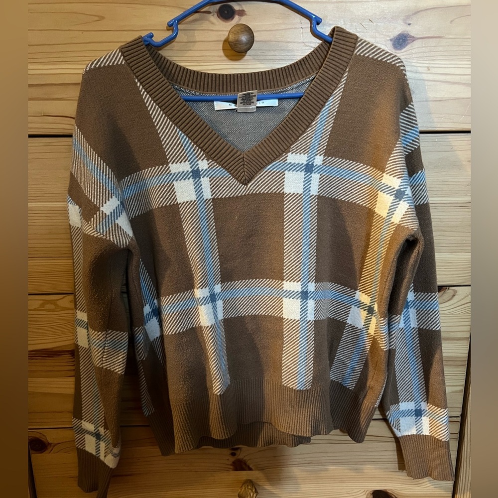 Plaid Sweater